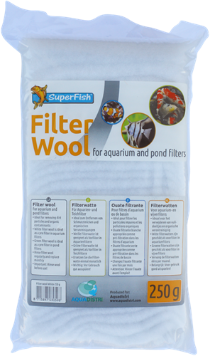 Filterwatten 250 gram wit (fijn)