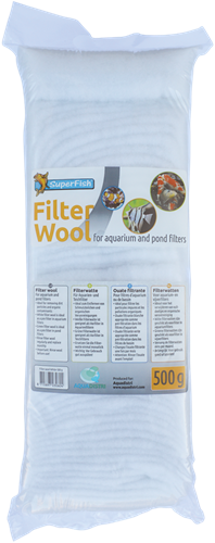 Filterwatten 500 gram wit (fijn)