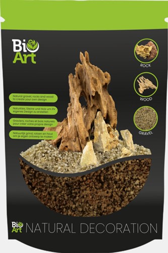 BioArt Gravel bruin 800 gram