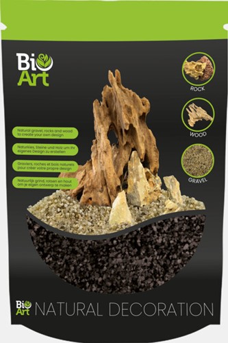 BioArt Gravel zwart 800 gram