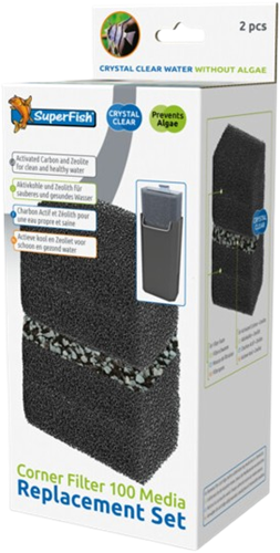 Superfish Corner Filter 100 media vervangset