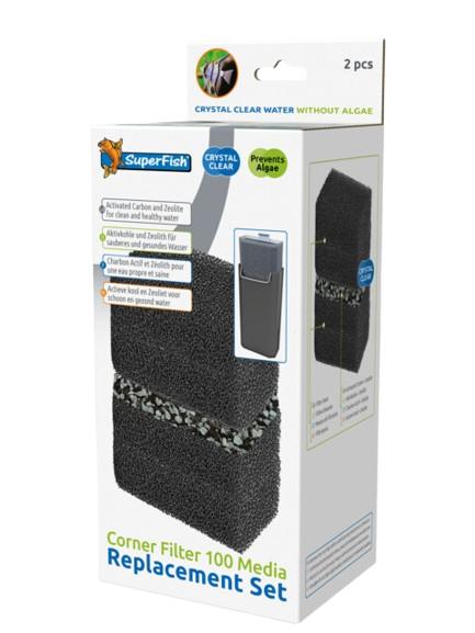 Superfish Corner Filter 100 media vervangset