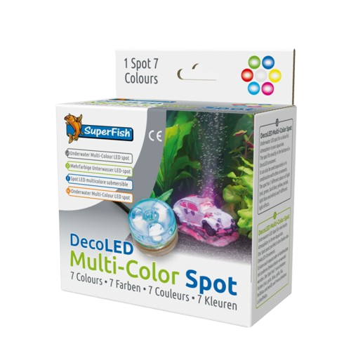 Superfish Deco LED meerkleuren spot