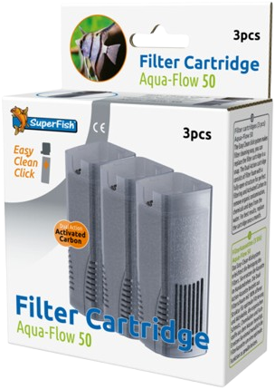 Superfish AquaFlow 50 Cartridge (3 stuks in 1 doos)