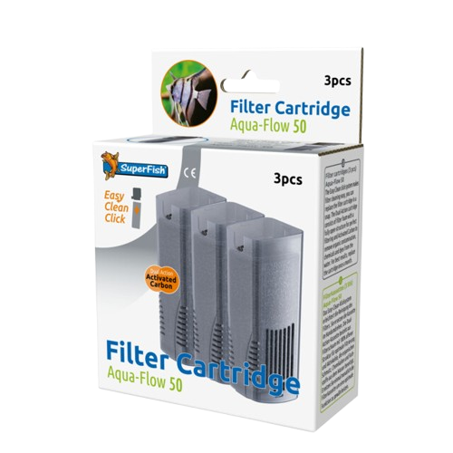 Superfish AquaFlow 50 Cartridge (3 stuks in 1 doos)