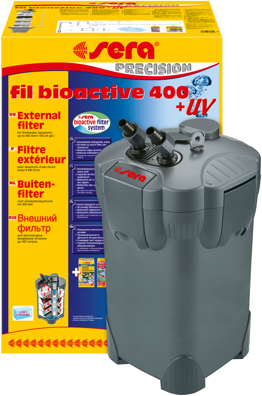 Sera aquarium filter bioactive 400 +UV