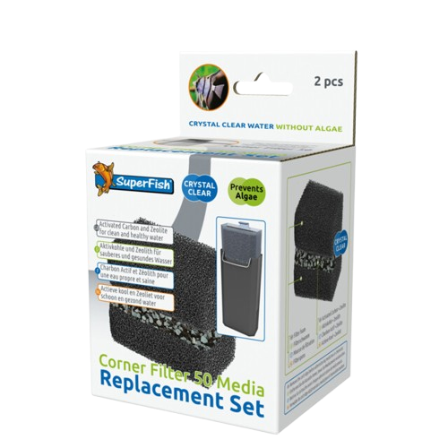 Superfish Corner Filter 50 media vervangset