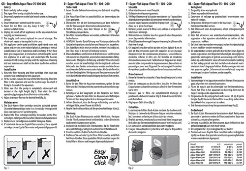 Superfish AquaFlow 100 handleiding