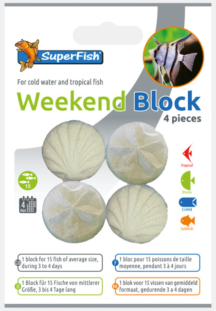 Superfish Voerblokken weekend