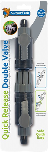 Superfish Dubbelkraan snelkoppeling 16/22 mm