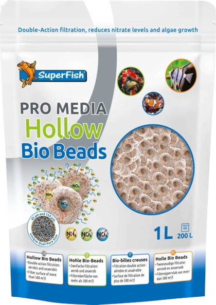 Superfish Pro Media Bio Bead 1000 ml