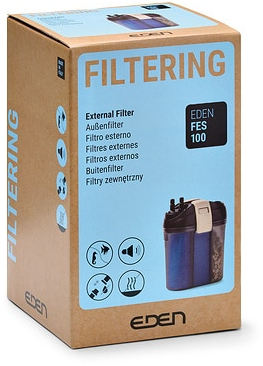 Filtre Externe Eden > Eden FES-60 - Filtre Externe pour aquarium jusqu'à 60L pour aquarium - 49.98