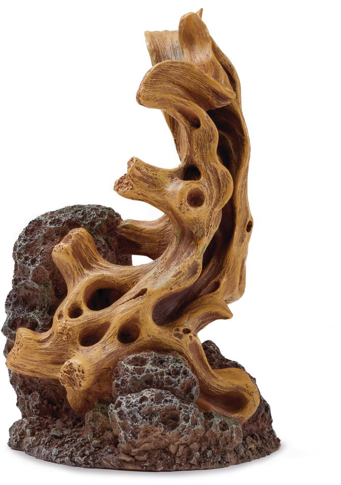 Aquarium met frame en houten ombouw nr 11 - Aquaria van Wolferen