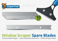 Superfish Window scraper mesjes 10x